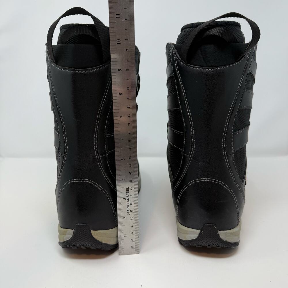 Morrow Snowboarding Boot Men's 8 Black Shock Absorbing Cushioning Adjustable - Picture 15 of 15